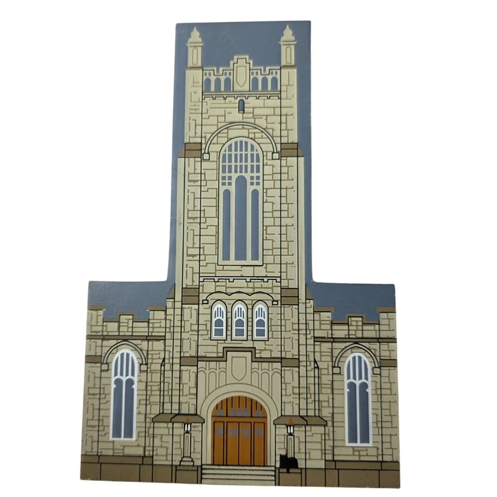 The Cats Meow Skinner Memorial Chapel Wood Shelf Sitter Northfield MN Jaline 96